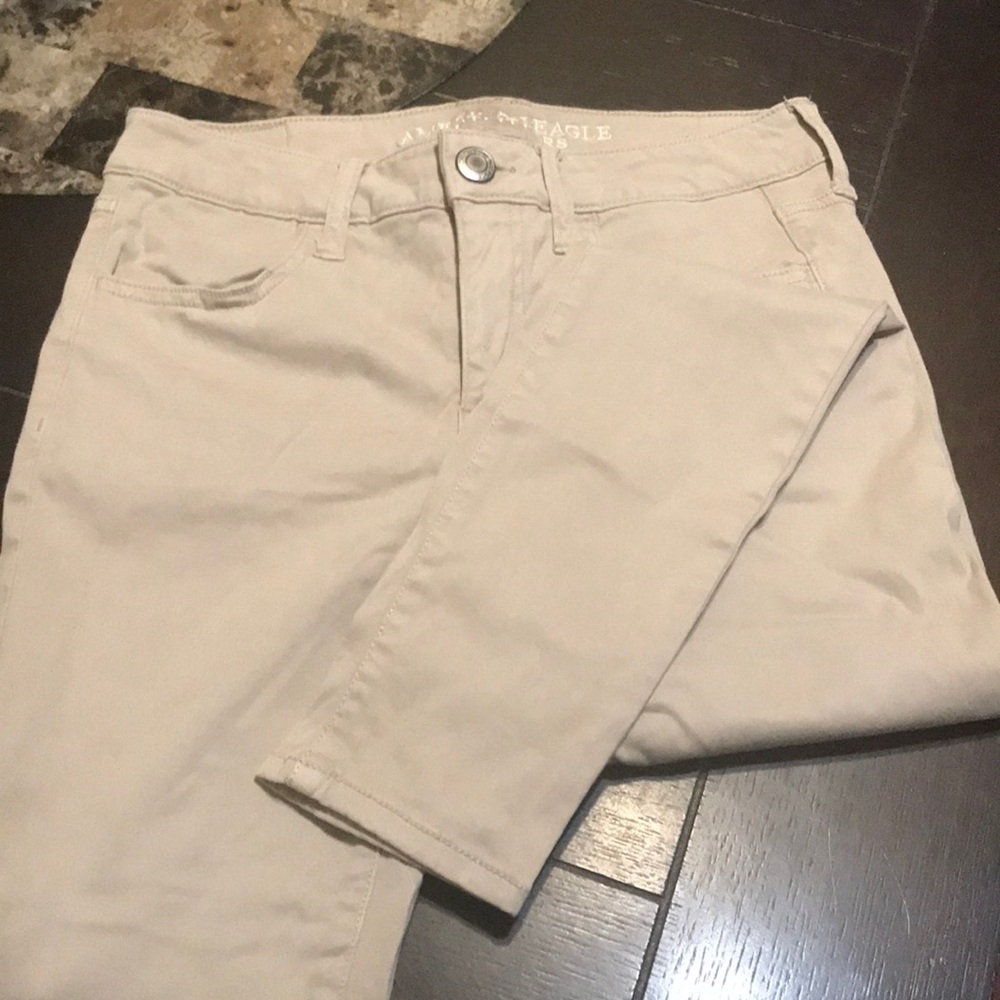 Khaki jeggings